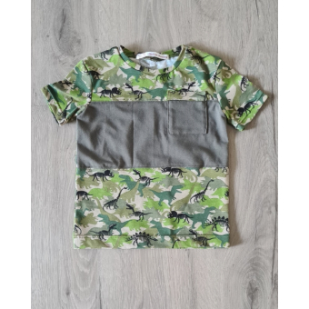 t-shirt dino camouflage
